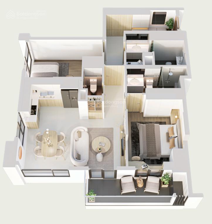 Giá cực tốt!!! căn góc 2pn 74m2 view biển và núi tầng cao, sở hữu lâu dài mà giá hời!