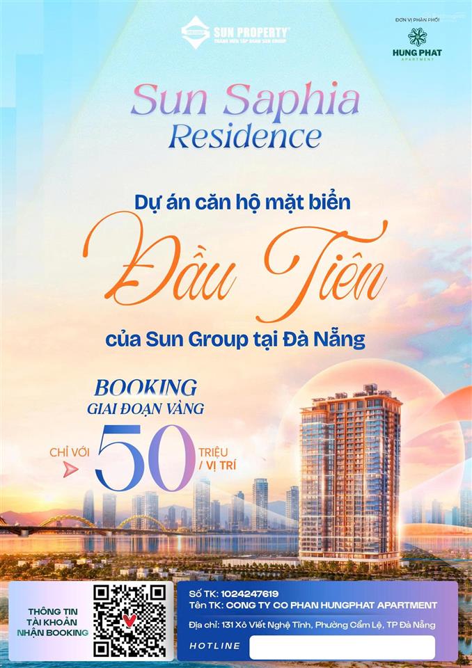Sun saphia đà nẵng | siêu phẩm mặt biển từ sun group, chính thức nhận booking!