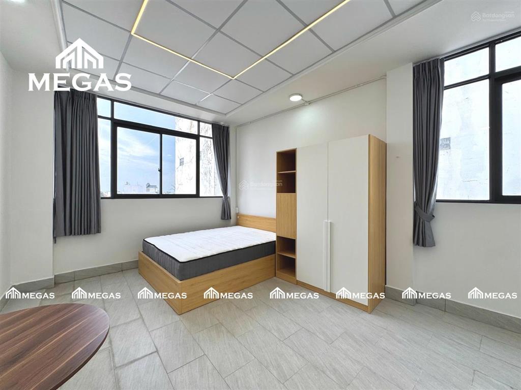 Cho thuê căn hộ studio có máy giặt riêng  rộng rãi  mới 100%  cửa sổ lớn cực thoáng