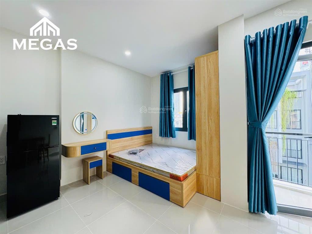 Trống sẵn căn hộ studio ban công xinh  full nội thất  thang máy  giờ giấc tự do