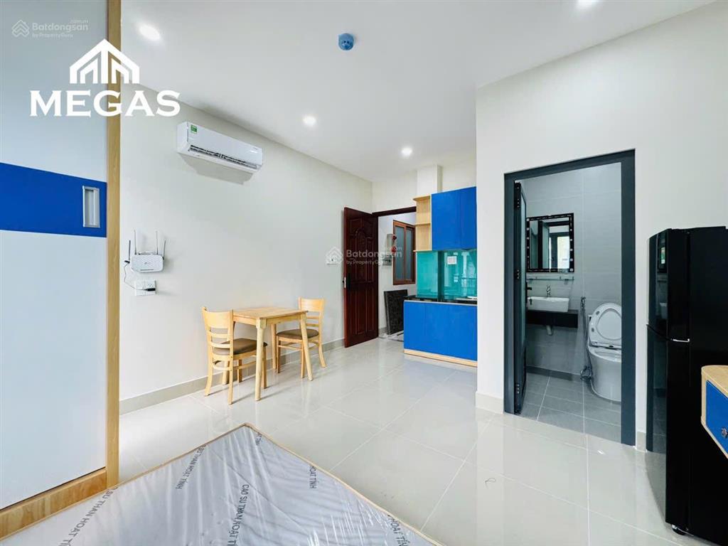 Trống sẵn căn hộ studio ban công xinh  full nội thất  thang máy  giờ giấc tự do