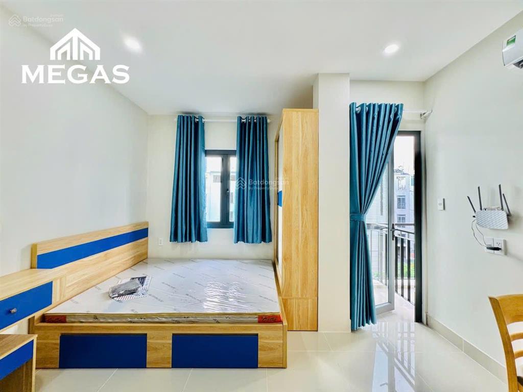 Trống sẵn căn hộ studio ban công xinh  full nội thất  thang máy  giờ giấc tự do