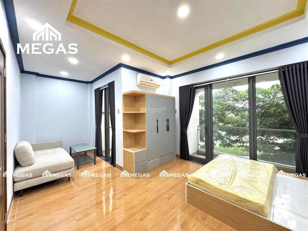 Căn hộ studio có 2 ban công  full nội thất  nội khu compound an ninh và yên tĩnh tốt