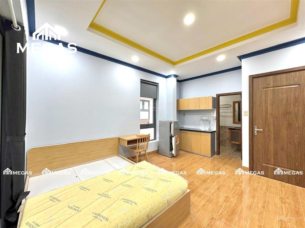 Căn hộ studio có 2 ban công  full nội thất  nội khu compound an ninh và yên tĩnh tốt