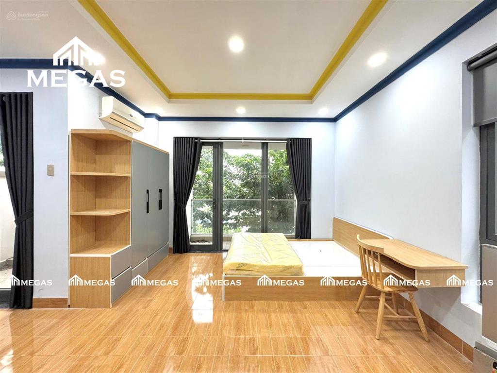 Căn hộ studio có 2 ban công  full nội thất  nội khu compound an ninh và yên tĩnh tốt
