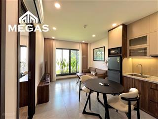Căn hộ 1 phòng ngủ  studio cao cấp, full nội thất, có máy giặt & sấy riêng  có dịch vụ dọn phòng