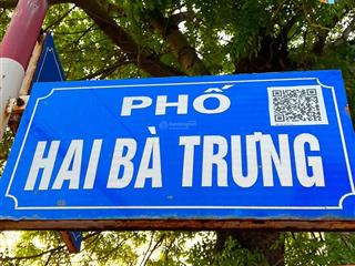 Bán nhà mặt phố hai bà trưng  đoạn 2 chiều  diện tích  73m2  mặt tiền  4,42 m
 hậu  4,24m