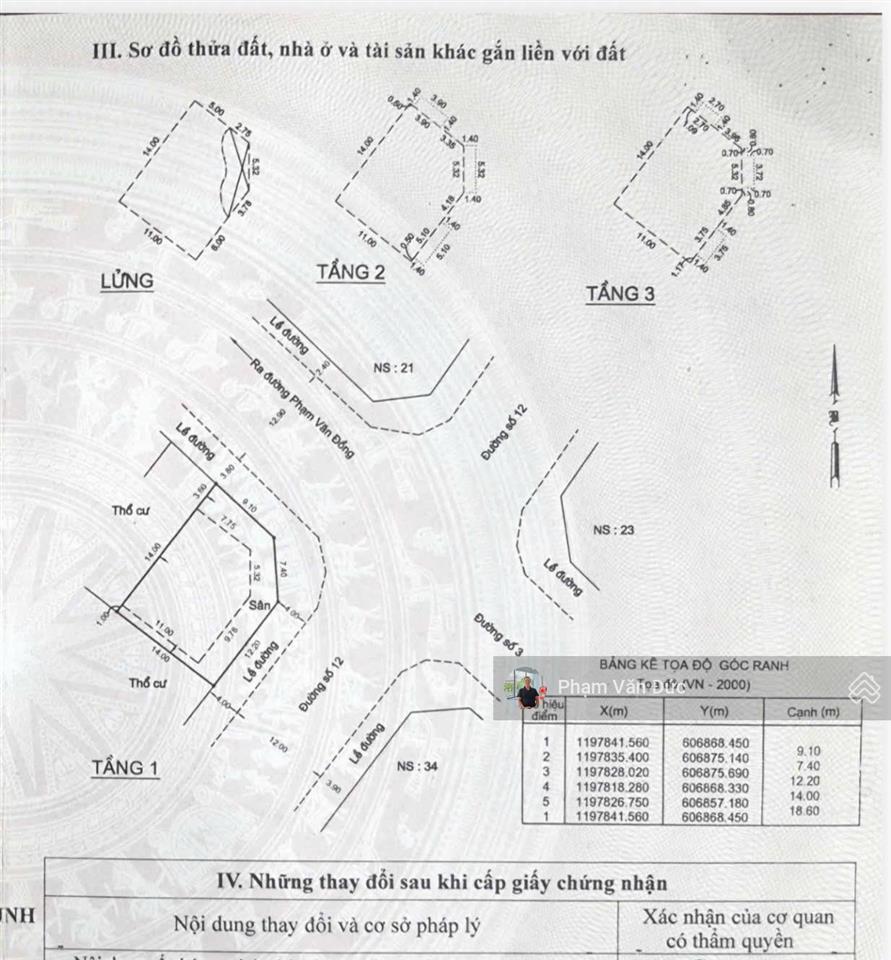 Bán nhà 4 lầu mặt tiền góc đường số 3 . mặt tiền đẹp nhất khu ven sông hiệp bình chánh . td