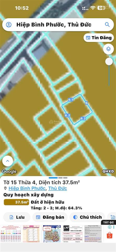 Nhà shr 33m2 ngang 6m/ql13 cũ, hiệp bình phước, thủ đức