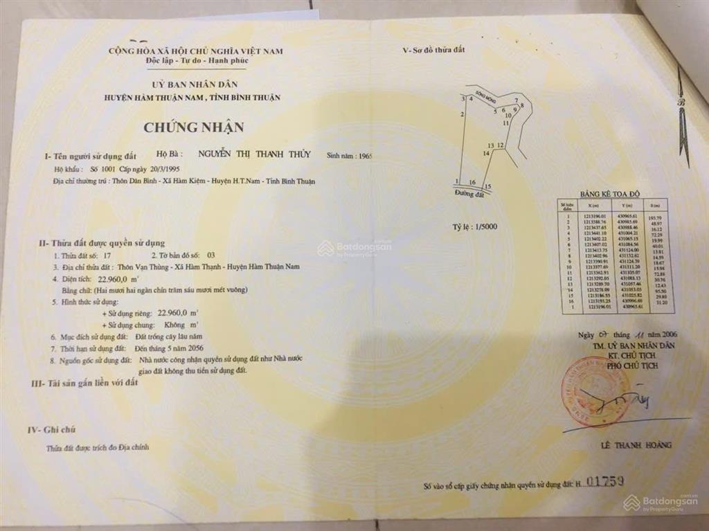 Bán đất gần hồ sông móng bình thuận, đất đẹp có dòng sông bao quanh