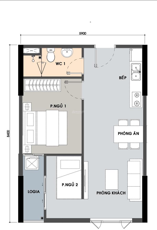 Bán căn hộ picity quận 12, 1pn +, 50m2, chỉ 2,6 tỷ bao toàn bộ thuế phí.  0901 928 ***