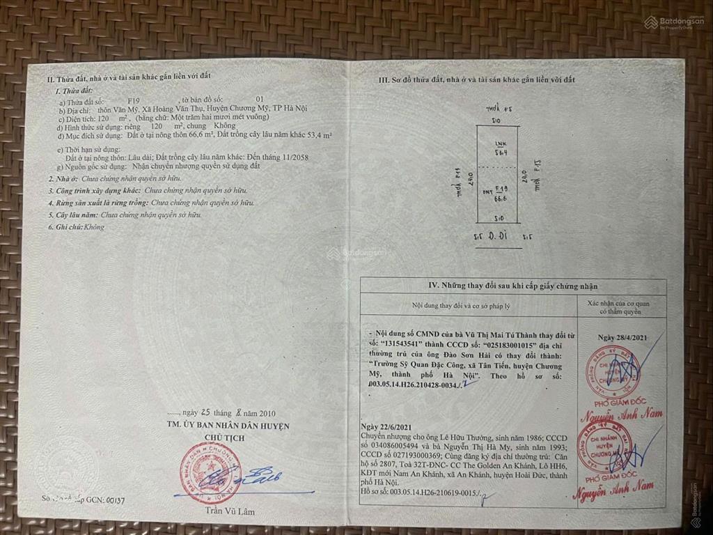 120m² gần hồ, gần ql21, sân golf  tđc văn mỹ hoàng văn thụ. đường thông, 2.4 tỷ vuông đét