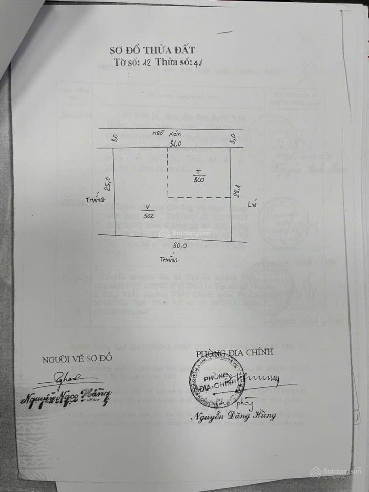 Bán đất 805m2 tại đường 21, hoàng văn thụ, 4 tỷ vnd, hàng hiếm