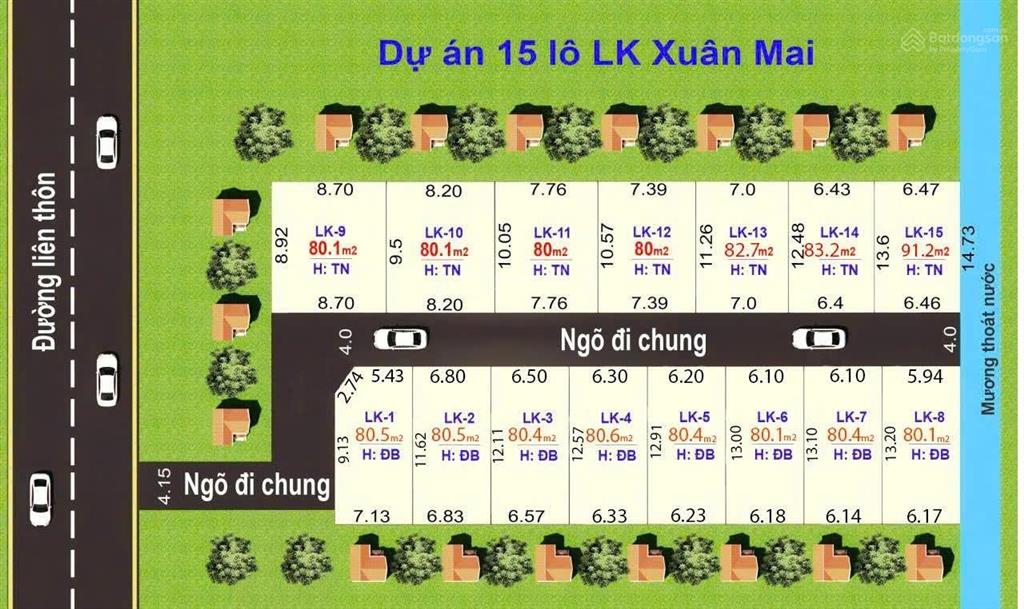 Bán đất siêu hot tại đường 21, chương mỹ, 1,2 tỷ, 80m², mặt tiền 8m