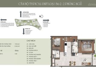Chuyển nhượng 2pn the privé tw8  12a.03, giá 9,3 tỷ all in