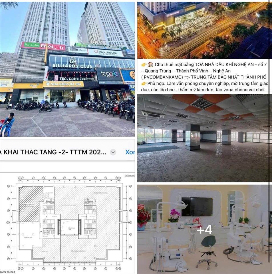 Cho thuê mặt bằng kinh doanh trung tâm thành vinh  nghệ an (cách vincom 100m)