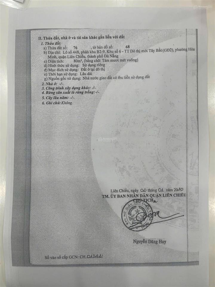 Bán đất hoà phú 2 sát khu e kim long hoà minh liên chiểu đà nẵng