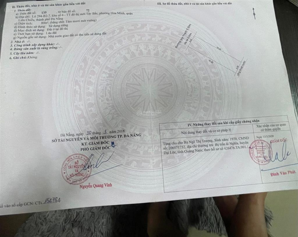 Bán đất hoà phú 3 sát khu e kim long hoà minh liên chiểu đà nẵng