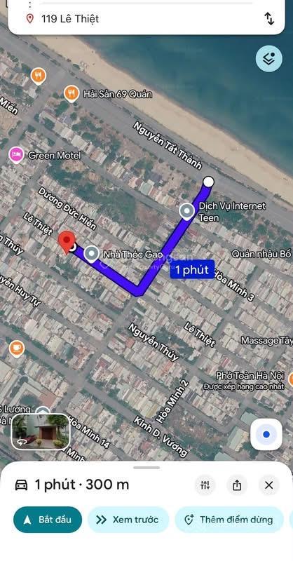 Bán đất đường lê thiệt, hoà minh, liên chiểu, đà nẵng