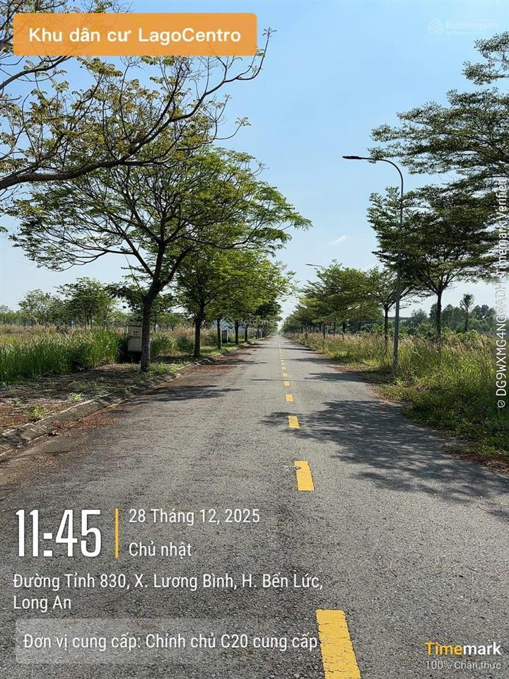 Chính chủ bán đất lago centro gần kcn thịnh phát hựu thạnh, dễ cho thuê