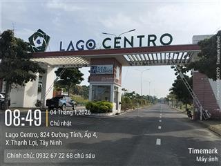 Bán đất thổ cư tại xã lương bình bến lức long an thuộc dự án lago centro gần khu công nghiệp