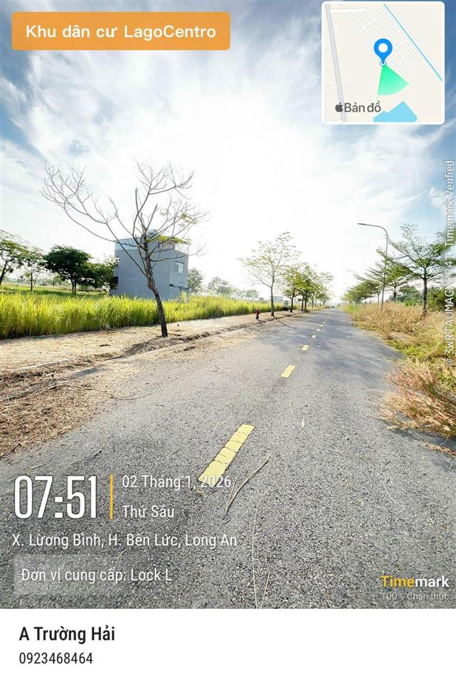 Kẹt tiền bán gấp 80m2  thổ cư 100% mặt đường số 7 kdc lago centro