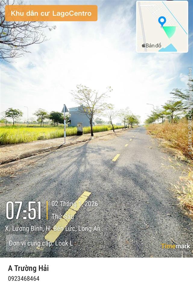 Kẹt tiền bán gấp 80m2  thổ cư 100% mặt đường số 7 kdc lago centro