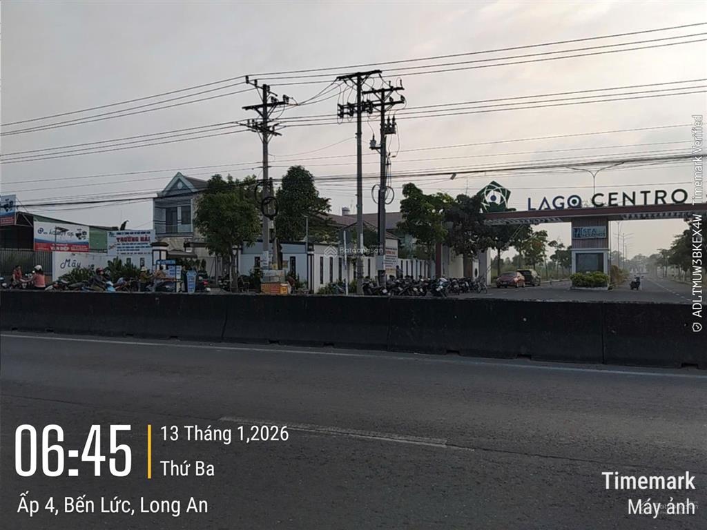 Bán nền đất giá rẻ gần cổng dự án lago centro mặt tiền vành đai 4 bến lức long an