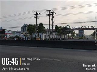 Bán nền đất giá rẻ gần cổng dự án lago centro mặt tiền vành đai 4 bến lức long an