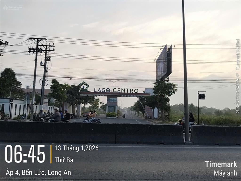 Bán đất nền 80m2 tại xã lương bình, bến lức, long an, giá cực rẻ, thuộc dự án lago centro