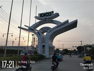 Bán nền đất đẹp giá rẻ 100m2 giá chỉ 1,030 tỷ bên trong khu công nghiệp idico hựu thạnh long an