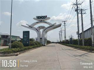 Bán gấp lô đất sổ sẵn mặt tiền khu công nghiệp idico hựu thạnh đức hoà long an