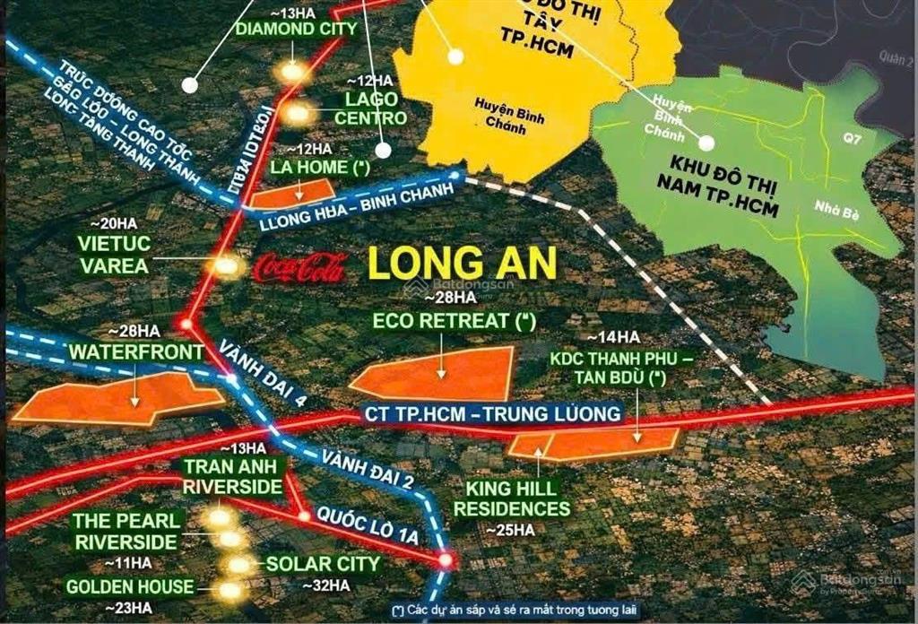 Bán lỗ nền đất mặt tiền nhựa 24m thổ cư, sổ sẵn giá 700tr tại bến lức long an