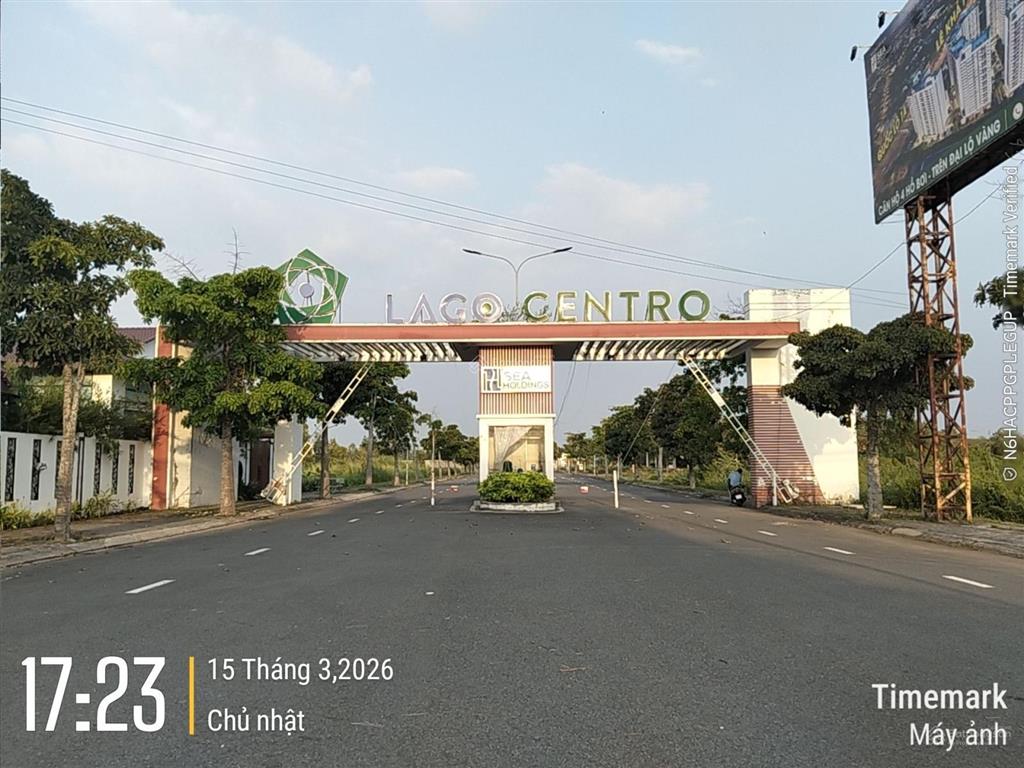 Bán đất mặt tiền kinh doanh chỉ 855tr, sổ hồng riêng tại lago centro gần khu công nghiệp