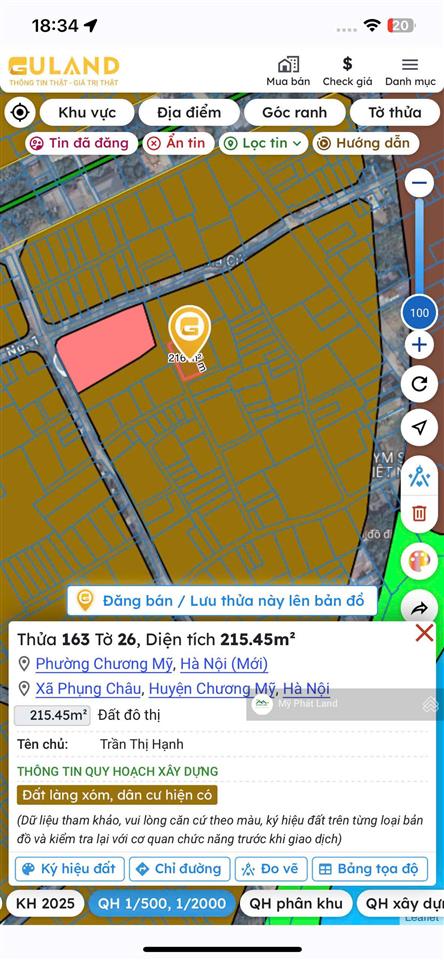 Lô đất phượng đồng phụng châu , dt 37.8m2, ô tô đỗ ngõ, 500m ra đh thể thao, giá chỉ 2.85 tỷ.