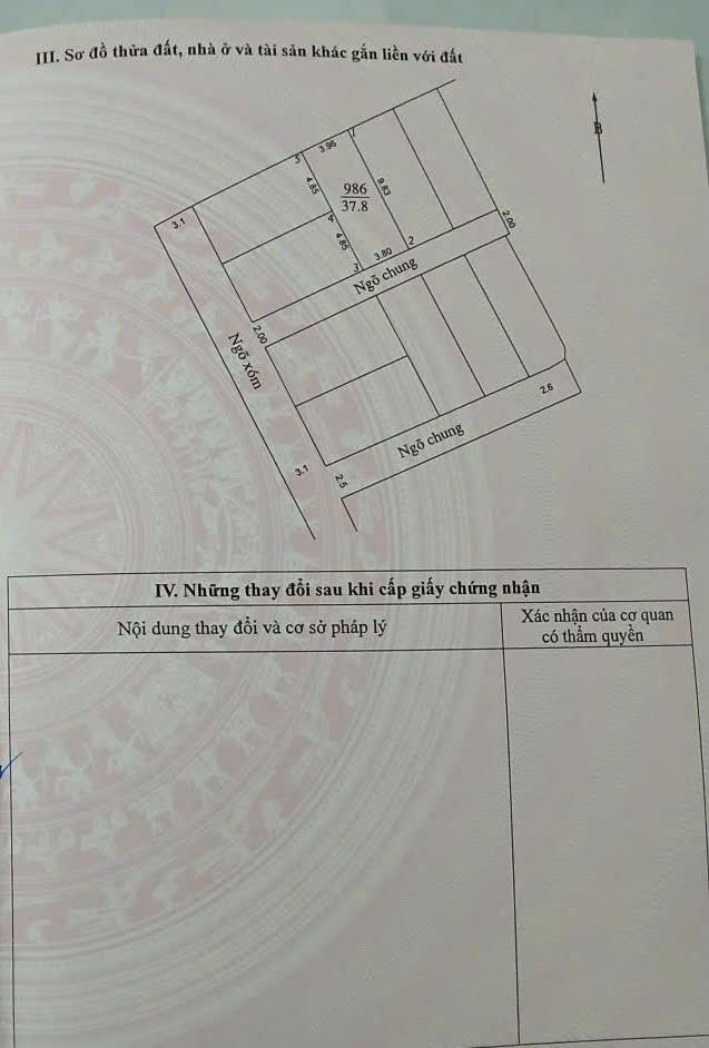 Lô đất phượng đồng phụng châu , dt 37.8m2, ô tô đỗ ngõ, 500m ra đh thể thao, giá chỉ 2.85 tỷ.