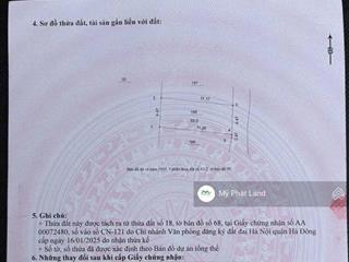 Chính chủ bán lô đất 50m2, ô tô đỗ, được xây dựng, gần dự án sinh thái đồng mai, giá chỉ 4.6 tỷ