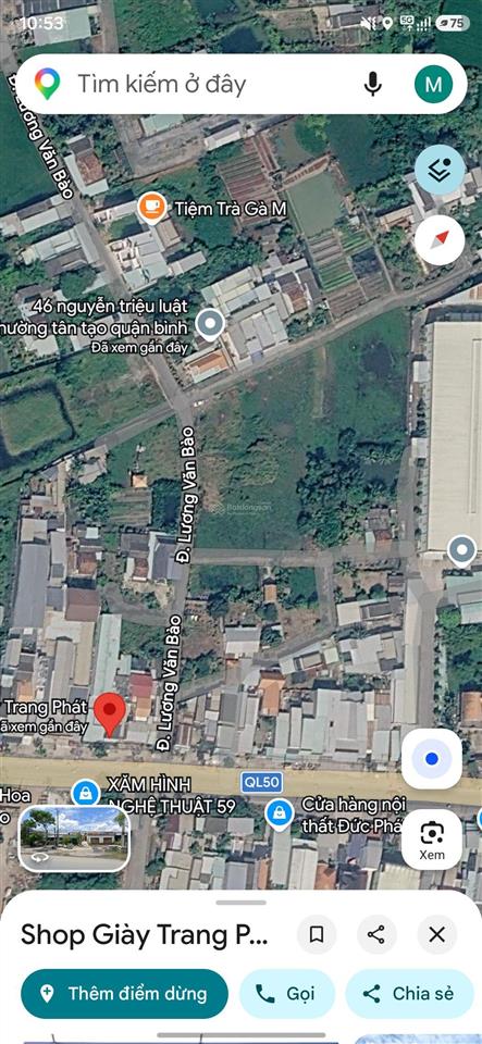 Bán đất đường lương văn bào cách ql50 chỉ 300m 700 triệu