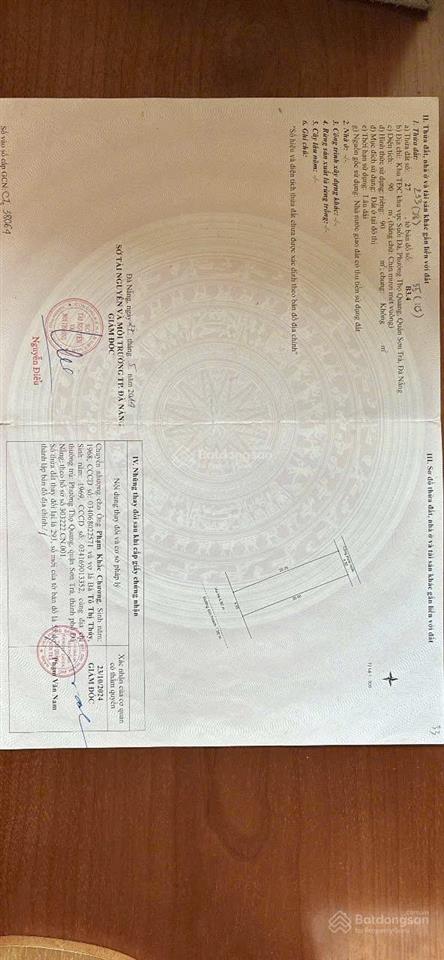 Bán lô mặt tiền đường hà tông huân (dt90m) hướng đông giá 8ty6 .