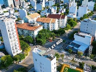 Bán đất 3 lô mt đường hồ thấu 237,5m mt 15m xây cao tầng chỉ 50 tỷ.