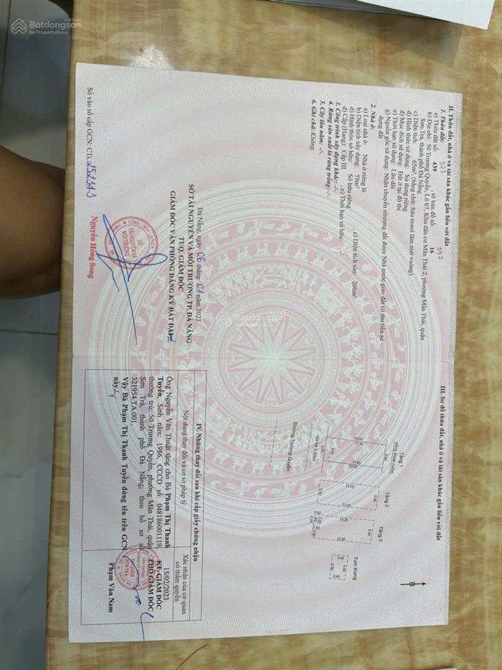 Bán nhà mặt phố tại trương quyền, mân thái, sơn trà, đà nẵng, 10tỷ500, 65m2, đẹp, nhiều tiện ích