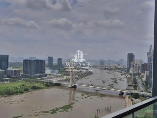 Cho thuê căn 3pn vip view sông saigon, cầu bason, quận 1 và bán đảo thủ thiêm 180 độ