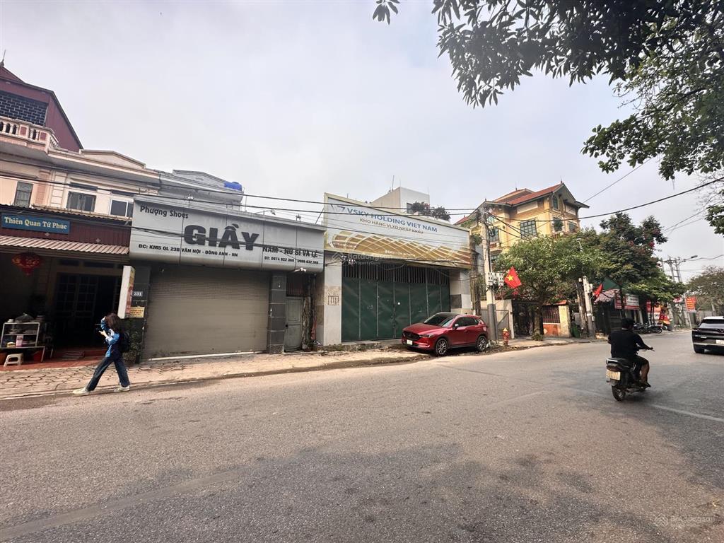 Mặt phố vân trì  mặt tiền rộng  thửa vuông đẹp  cho thuê showroom  mua giữ tiền đẹp luôn