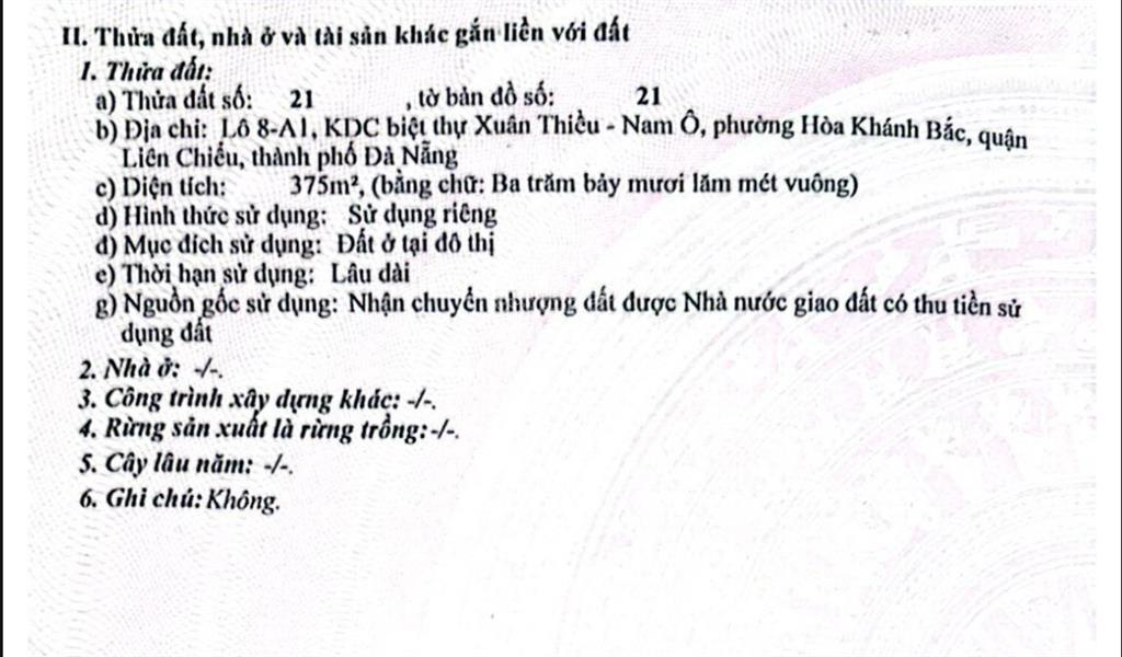 Bán cả 2 lô biệt thự xuân thiều, mặt tiền 30m nguyễn tất thành, qua cầu phú lộc gần nguyễn chánh