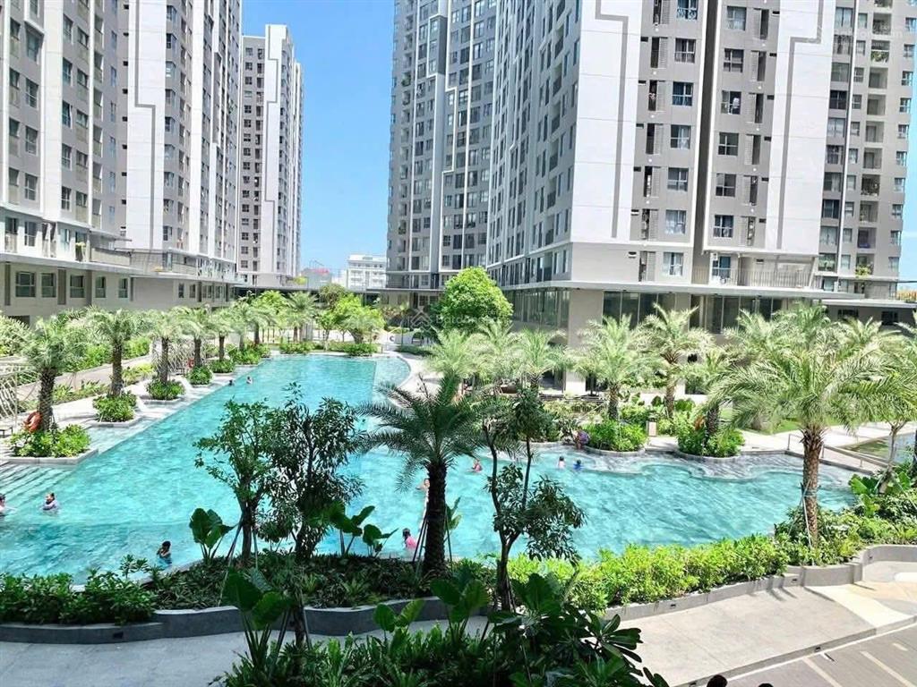 Cho thuê 59m² 9 triệu full nội thất (59m² 2pn, 2wc), view hồ bơi, nhà mới