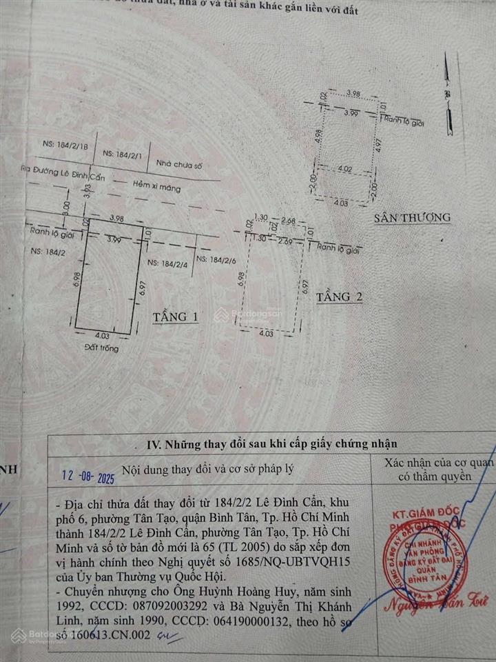 Nhà phố 3 tầng lê đình cẩn 4x9m 3 phòng ngủ 3wc có nội thất vào ở ngay chỉ 4 tỷ 05 thương lượng