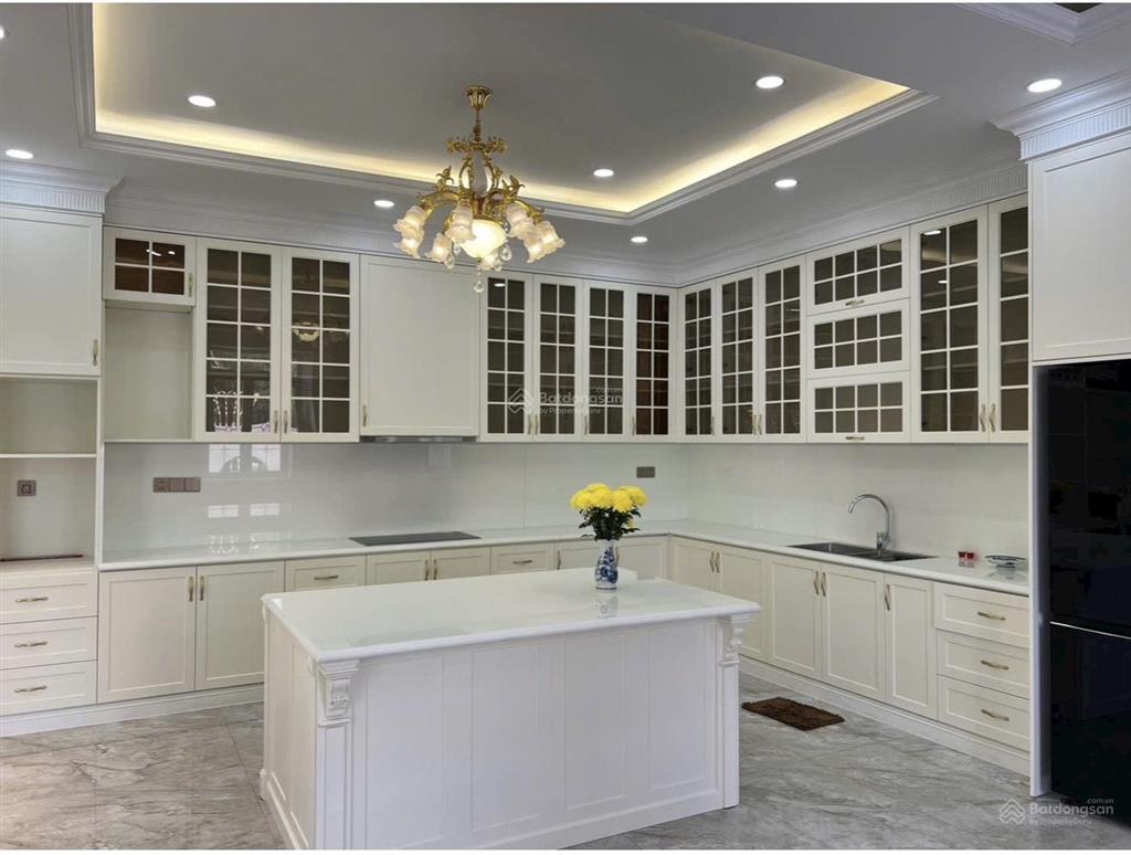 Lâu đài góc đối diện công viên khu ao sen tên lửa 4 tầng có tầng hầm + thang máy full nội thất