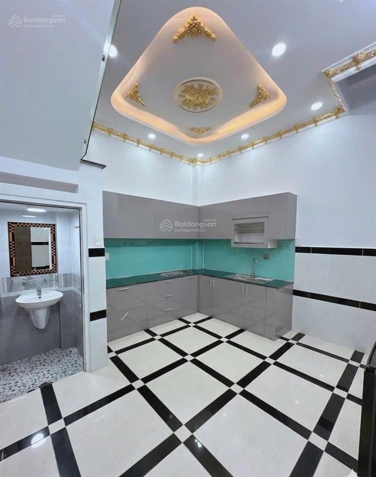 Nhà hxh đường gò xoài, 4x10m  4 tầng mới, 5,97 tỷ, full nội thất