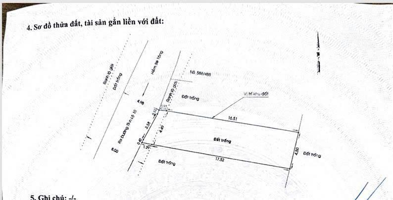 Đất 4.3x18m khu tên lửa, full thổ cư, 5.3 tỷ tiện xây mới