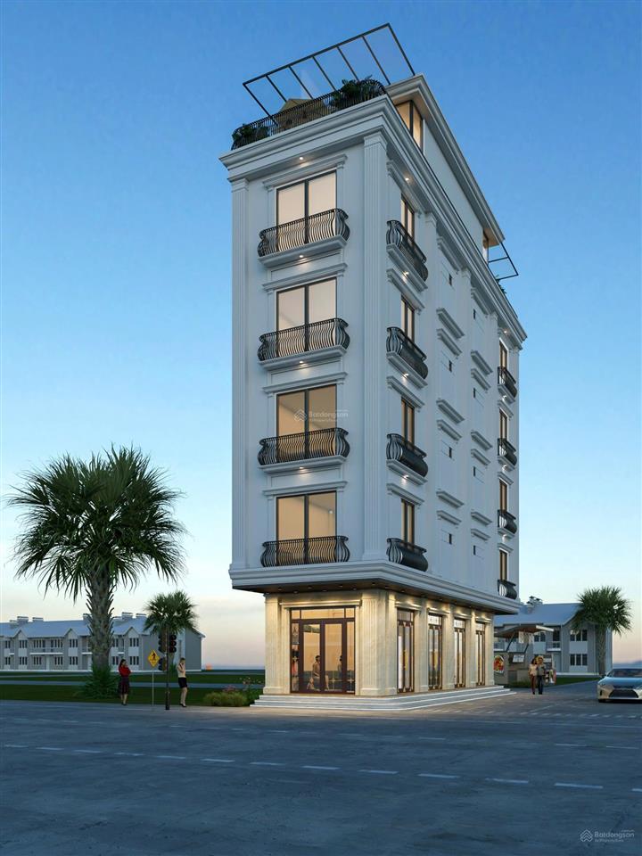 Tòa nhà văn phòng 9 tầng + hầm lô góc phân lô ô tô tránh doanh thu 100tr/tháng. diện tích 65m2